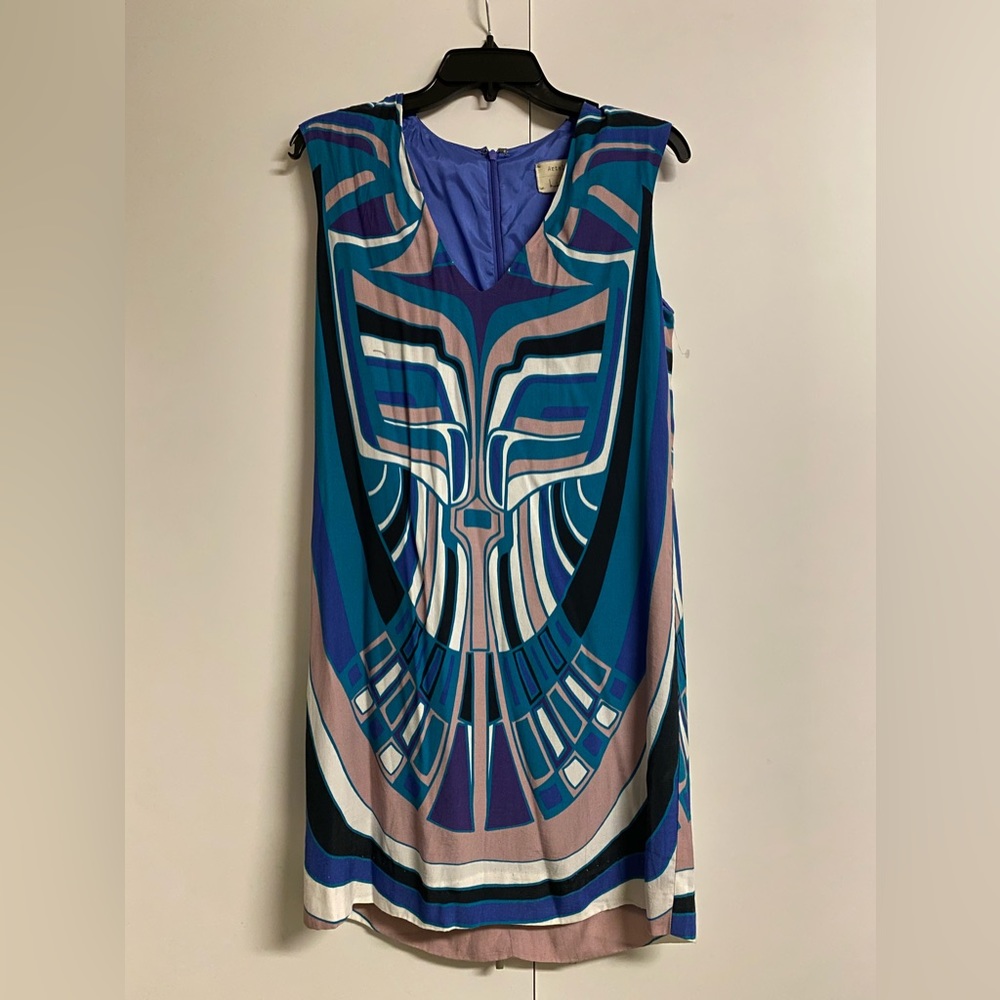 NICOLE MILLER LINEN MINI DRESS